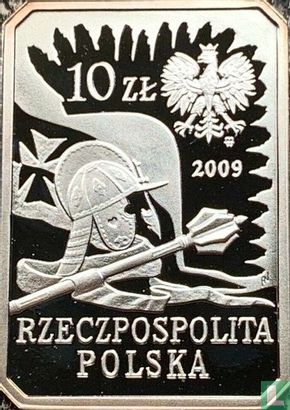 Polen 10 Zlotych 2009 (PP) "17th century hussar knight" - Bild 1