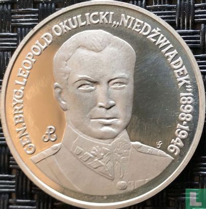 Polen 200000 Zlotych 1991 (PP) "General Leopold Okulicki" - Bild 2