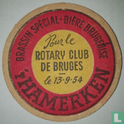 Hamerken / Rotary Club Bruges 1954