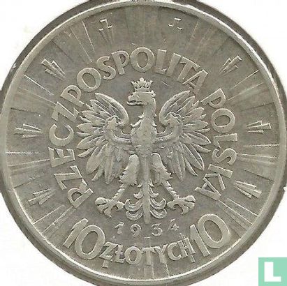 Polen 10 zlotych 1934 (type 2) - Afbeelding 1