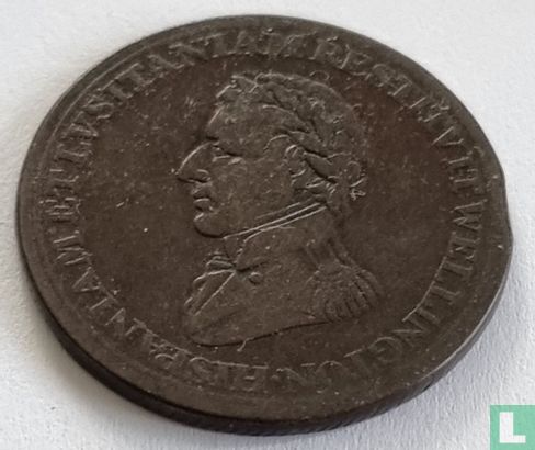Lower Canada  ½ penny  (Wellington Peninsular token to Madrid)  1812 - Image 1