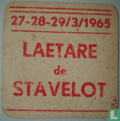 Pilsor / Laetare de Stavelot 1965 - Image 1