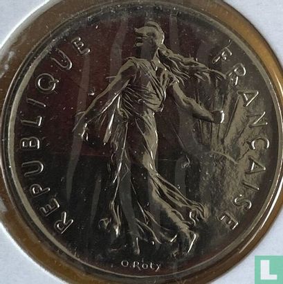 France 5 francs 1993 (medal alignment) - Image 2