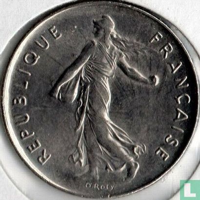 Frankrijk 5 francs 1991 (muntslag) - Afbeelding 2