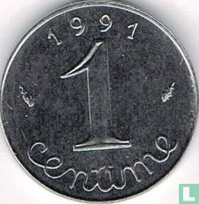 Frankrijk 1 centime 1991 (muntslag) - Afbeelding 1