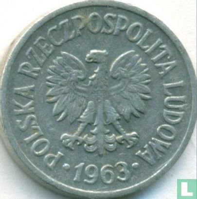 Poland 10 groszy 1963 - Image 1