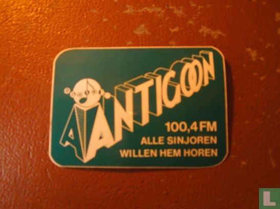 Antigoon 100.4 fm alle sinjoren willen hem horen