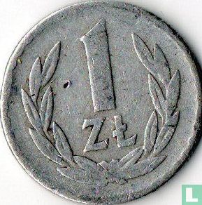 Pologne 1 zloty 1957 - Image 2