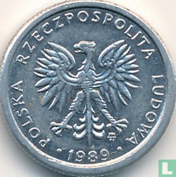 Pologne 1 zloty 1989 - Image 1