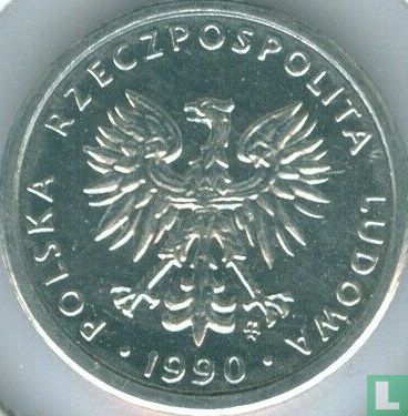 Pologne 1 zloty 1990 (aluminium - type 1) - Image 1