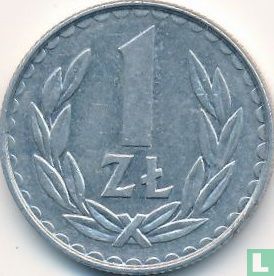 Pologne 1 zloty 1986 - Image 2