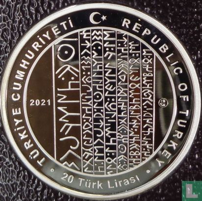 Türkei 20 Türk Lirasi 2021 (PP) "1300 years of Turkic Bilge Tonyukuk inscriptions" - Bild 1