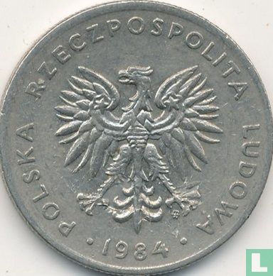 Pologne 20 zlotych 1984 - Image 1