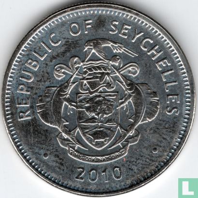 Seychelles 1 rupee 2010 (acier nickelé) - Image 1