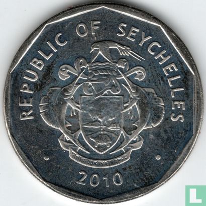 Seychelles 5 rupees 2010 (acier nickelé) - Image 1