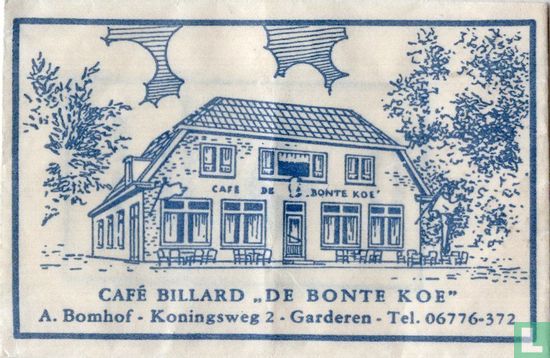 Café Billard "De Bonte Koe" - Image 1
