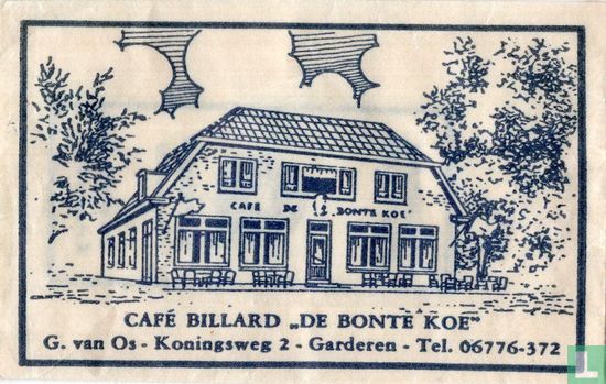 Café Billard "De Bonte Koe" - Afbeelding 1