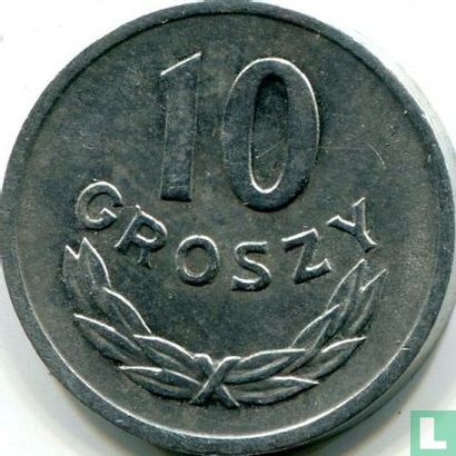 Poland 10 groszy 1967 - Image 2