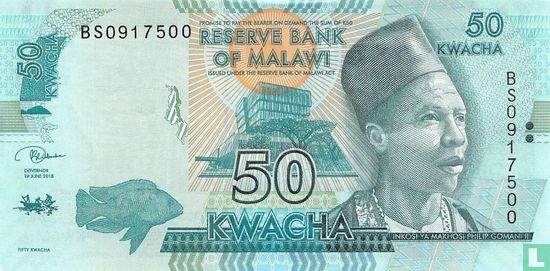 Malawi 50 Kwacha 2018 - Afbeelding 1