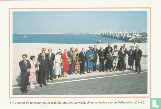 Vorsten en presidenten uit West-Europa zijn aanwezig bij de voltooiing van de Deltawerken (1986) - Image 1