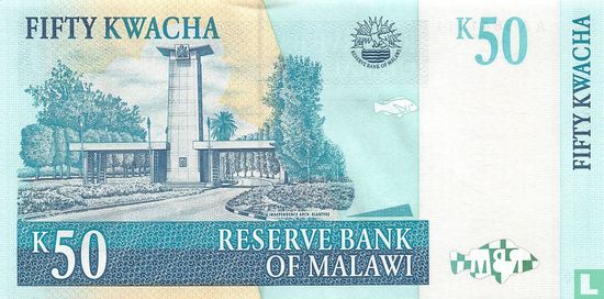 Malawi 50 Kwacha 1997 - Image 2