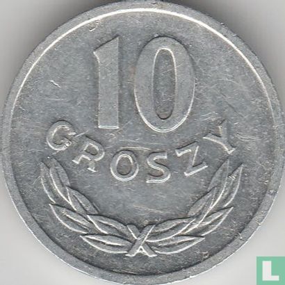 Polen 10 Groszy 1973 (mit Münzzeichen) - Bild 2