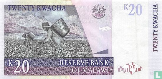 Malawi 20 Kwacha 1997 - Bild 2