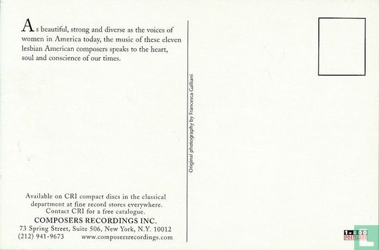 Composers Recordings, Inc. - Lesbian American Composers - Bild 2