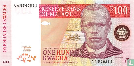 Malawi 100 Kwacha 1997 - Image 1