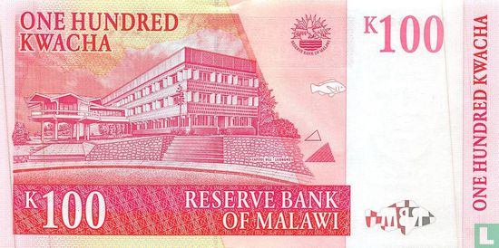 Malawi 100 Kwacha 1997 - Image 2