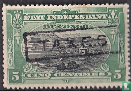 Surcharge \"TAXES\" sur les timbres de 1894