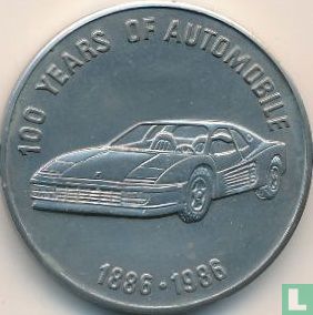 Afghanistan 50 afghanis 1986 "100th anniversary of the automobile" - Afbeelding 1