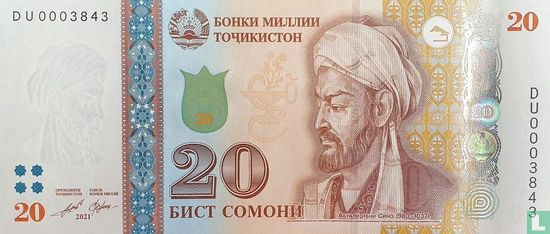Tadjikistan 20 Somoni - Image 1