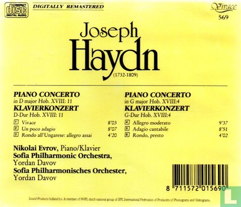 Joseph Haydn Klavierkonzerte 5 & 6 - Afbeelding 2