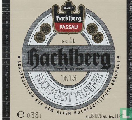 Hacklberg Hochfürst Pilsener