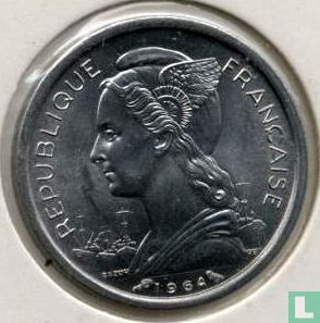 Comores 1 franc 1964 - Image 1