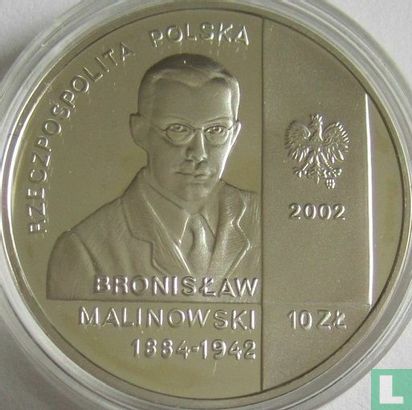 Polen 10 zlotych 2002 (PROOF) "60th anniversary Death of Bronislaw Malinowski" - Afbeelding 1
