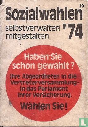 Sozialwahlen '74