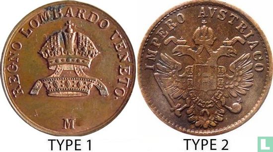 Lombardy-Venetia 1 centesimo 1852 (V) - Image 3