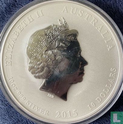 Australie 10 dollars 2015 (non coloré) "Year of the Goat" - Image 1