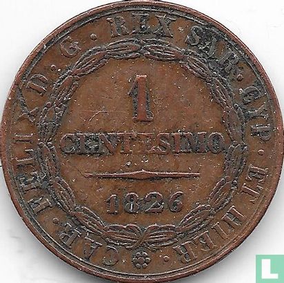 Emilia 1 centesimo 1826 - Image 1