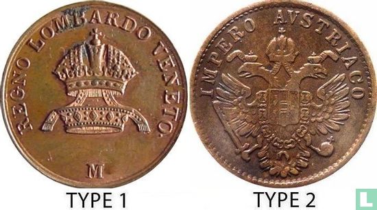 Lombardije-Venetië 3 centesimi 1852 (V) - Afbeelding 3