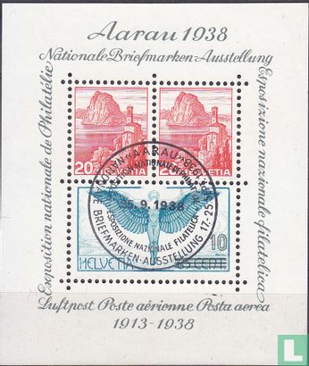 Exposition de timbres Aarau 1938