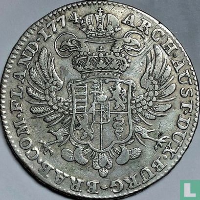 Oostenrijkse Nederlanden 1 kronenthaler 1774 - Afbeelding 1