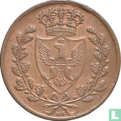 Émilie 5 centesimi 1826 - Image 2