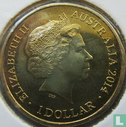 Australien 1 Dollar 2014 (Typ 3) "Year of the Horse" - Bild 1
