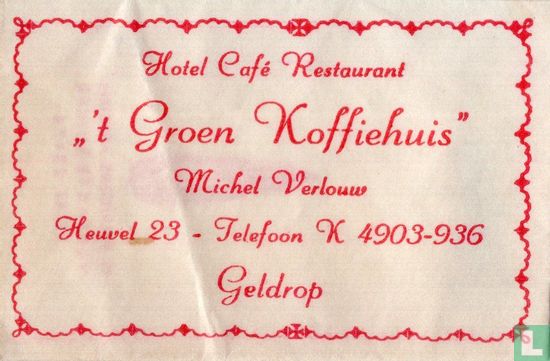 Hotel Café Restaurant " 't Groen Koffiehuis" - Image 1