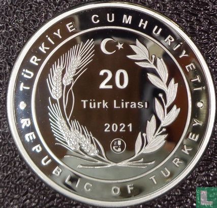 Turkije 20 türk lirasi 2021 (PROOF) "Koca Yusuf" - Afbeelding 1