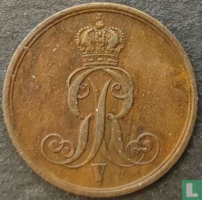 Hannover 1 pfennig 1853 - Afbeelding 2