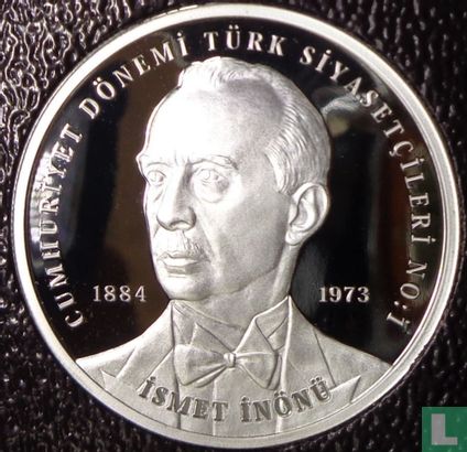 Turkije 20 türk lirasi 2021 (PROOF) "Ismet Inönü" - Afbeelding 2